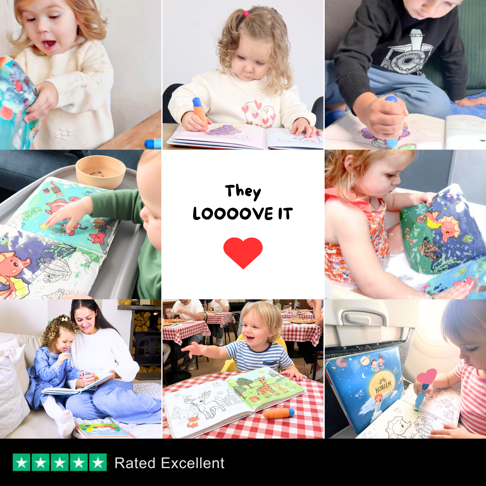 ColorMe – Magisches Wasser-Malbuch